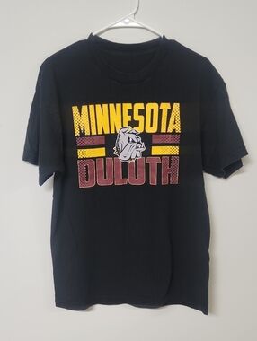 Minnesota Duluth Black Graphic Short Sleeve Tee